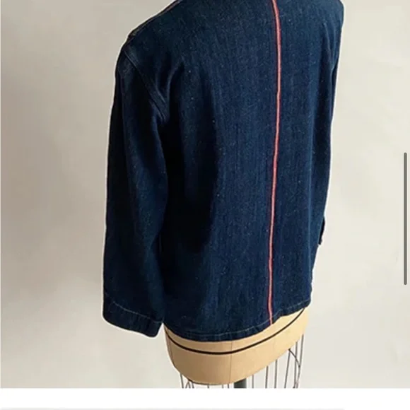 Auntie Oti Denim Jean Jacket EUC - Picture 4 of 8